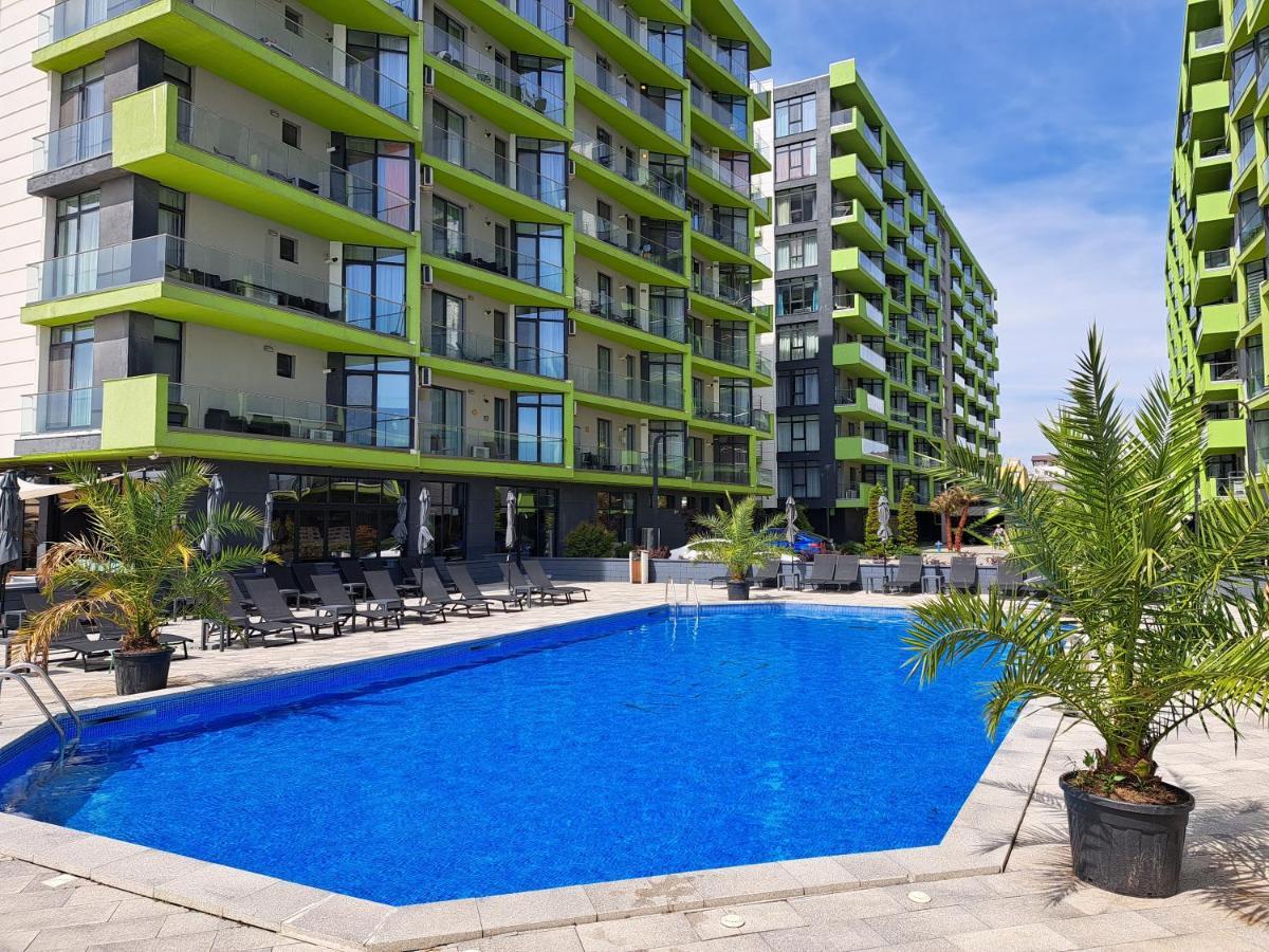 Apartament Melissa Beach Resort Pool & Spa Mamaia-Nord ナボダリ エクステリア 写真